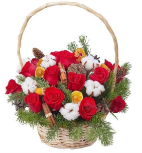 New Year&#039;s Basket