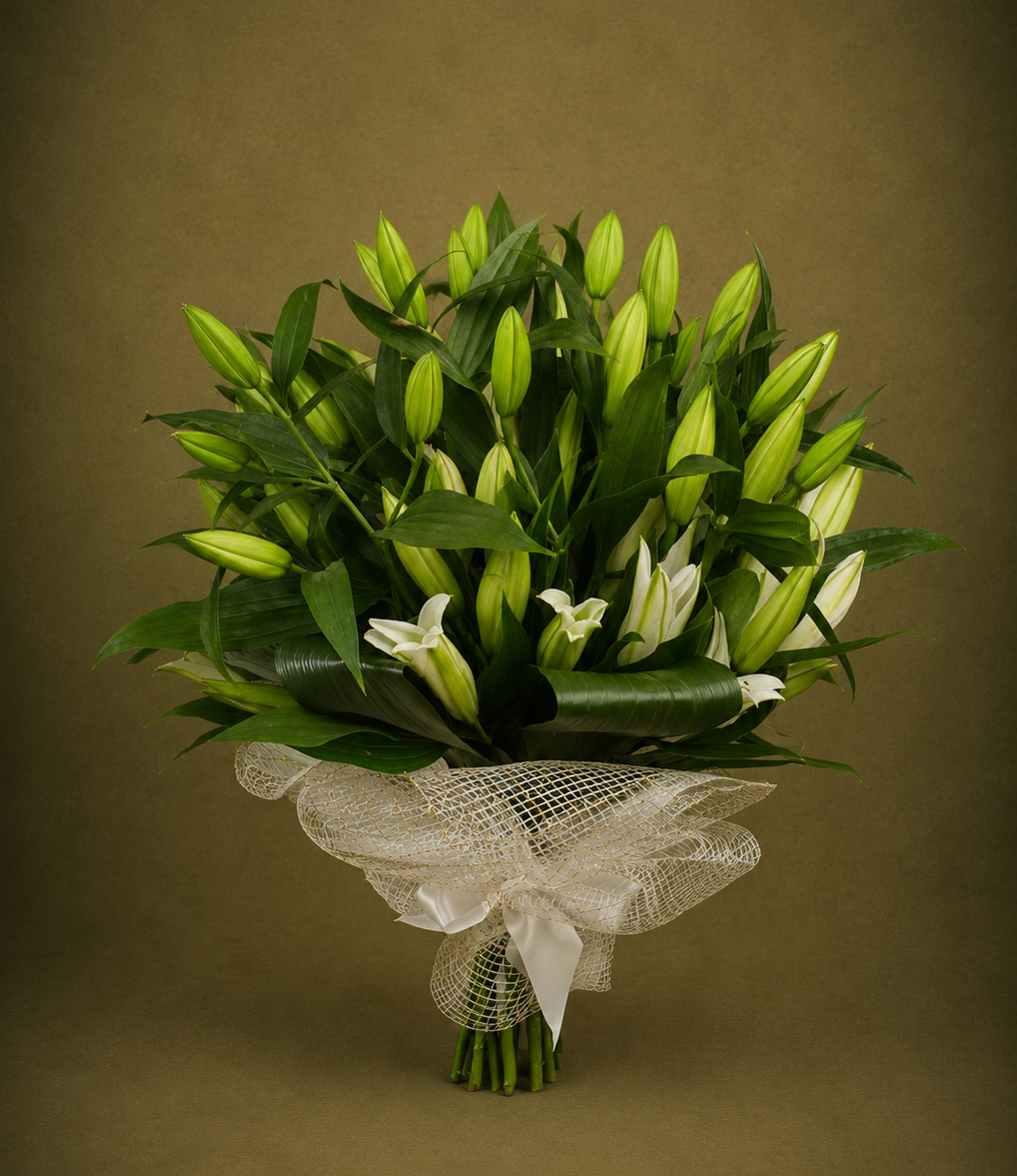 Bouquet of 12 Lilies